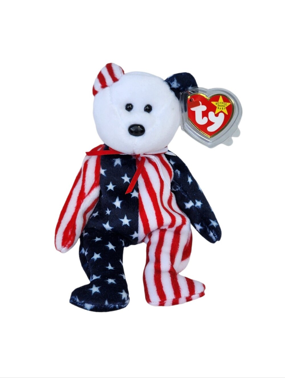 Ty Beanie Baby SPANGLE The BEAR - NWT